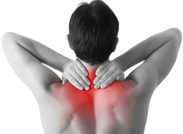 біль в шиї може бути причиною остеохондрозу